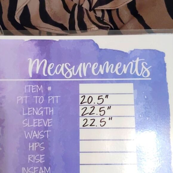 JESSICA HOWARD Animal Print Long Sleeved Ruffle Blouse Top Size 10-12 - Picture 7 of 7